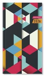 PÁTRIA Zsebnaptár 2026 heti álló Period Abstract Stepped