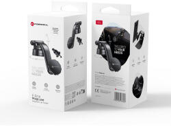 Forcell F-Grip MagLuxe autós tartó telefonhoz a szélvédőre/középkonzolra/szellőzőnyílásra mágneses fekete