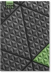 PÁTRIA Határidőnapló 2026 napi A/5 Period Forman Zöld