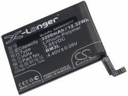 VHBW Mobiltelefon akkumulátor Xiaomi BM3L-hez - 3200 mAh 3, 85 V Li-polimer (888200777)