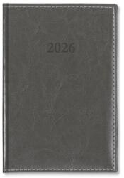 PÁTRIA Határidőnapló 2026 heti B/6 Period Border körbevarrott antracit