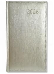 PÁTRIA Zsebnaptár 2026 heti álló Period Lamé körbevarrott arany