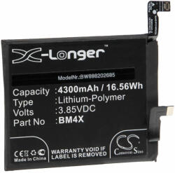 VHBW Mobiltelefon akkumulátor Xiaomi BM4X-hez - 4300 mAh 3, 85 V Li-polimer (888202685)
