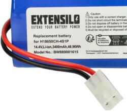 VHBW Akkumulátor Xiaomi H18650CH-4S1P-hez - 3400 mAh, 14, 4 V, Li-Ion (889001615)