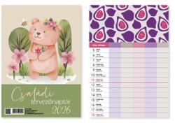 PÁTRIA Falinaptár 2026 kéthetes tervező mágneses Családi tervező A/5