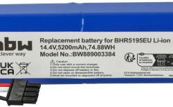 VHBW Akkumulátor Xiaomi P2150-4S2P-MMBK-hoz - 5200 mAh, 14, 4 V, Li-Ion (889003384)