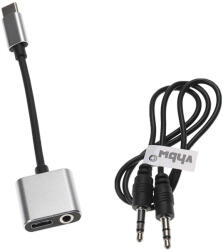 VHBW USB C Adapter 2 1-ben AUX, Huawei, Xiaomi, Motorola Jack Kábel (888400791)