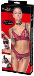 Bad Kitty - bondage szett - 6 részes (fekete) - shop