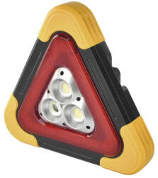 EMOS LED figyelmeztető háromszög tölthető COB LED + piros LED Emos (EM P4010)