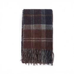 Barbour Dramside Reversible Scarf - Midnight Oak Tartan