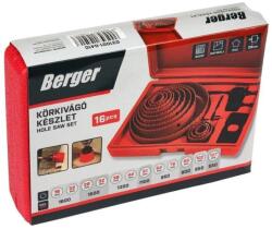 Berger körkivágó készlet műanyag, fa, gipszkarton 16r (031001-0410)