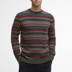 Barbour Easdale Fair Isle Sweater - Khaki - XL