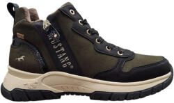 Mustang 15M0172006 Női téli bokacsizma khaki színben 39