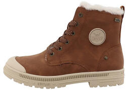 Mustang 15M0262001 Női téli bokacsizma cognac színben 39