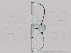 Peugeot 508 2010-2014 - Ablakemelő motor nélkül, jobb hátsó