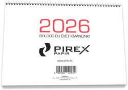  Pirex asztali naptár (23-as, 2026. év) (T23/2026)
