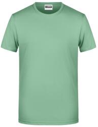 Daiber Tricou clasic pentru bărbați din bumbac organic 8008 - Verde jad | L (8008-1782964255)