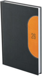 TopTimer Határidőnapló B/5 Heti Kredo Fekete-Sárga 2026 (26T011K003)