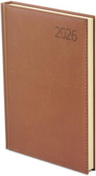 TopTimer Határidőnapló A/5 Napi Business Barna 2026 (26C021B001)