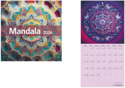 TopTimer Falinaptár 29x29 cm Mandala 2026 (26T980022A)