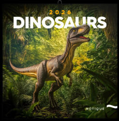 Notique Realsystem Lemeznaptár 16 Hónapos Dinók 2026 (RS6097DI)