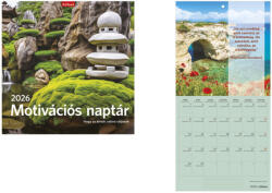 TopTimer Falinaptár 29x29 cm Motivációs Naptár 2026 (26T980023A)