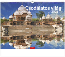 TopTimer Falinaptár 42x31 cm Csodálatos Világ 2026 (26T930018F)