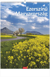 TopTimer Falinaptár 31x42 cm Ezerszínű Magyarország 2026 (26T930007A)