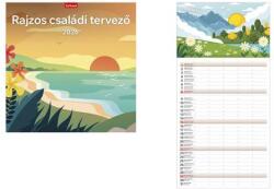 TopTimer Naptár, fali, TOPTIMER Rajzos családi tervező (26T9800-11A) - fodicoaruhaz