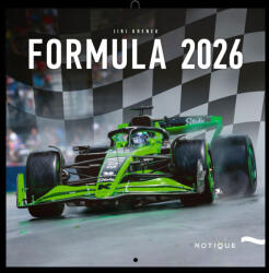 Notique Realsystem Lemeznaptár 16 Hónapos Formula 1 2026 (RS6097FO)