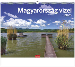 TopTimer Falinaptár 42x31 cm Magyarország Vizei 2026 (26T930008F)