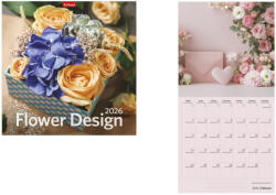 TopTimer Falinaptár 29x29 cm Flower Design 2026 (26T980027A)