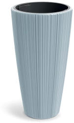 Prosperplast Oro Slim Round virágcserép, 40 cm - világos szürke (DHOR400-443U)