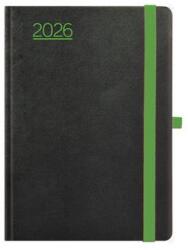 TopTimer Naptár, tervező, A5, heti, TOPTIMER, Nero , fekete-zöld (26T015N-006) - fodicoaruhaz