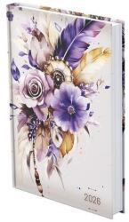 TopTimer Határidőnapló TOPTIMER Joy J021 A/5 napi fehér lapos Tollak UV 2026 (T021J-216) - fotoland