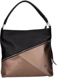 Karen 1514 fekete bronz rostbőr női válltáska