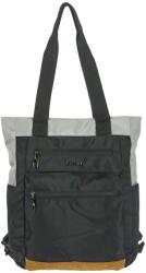 ORMI Hátitáskaként is hordható fekete-szürke színű vászon női válltáska OR&MI (hw 9257 fekete-szürke)