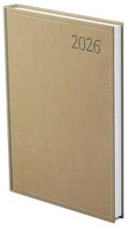 TopTimer Határidőnapló TOPTIMER Traditional T010 A/4 heti fehér lapos bézs 2026 (T010T-007) - fotoland