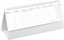TOPTIMER Asztali naptár kép nélküli TOPTIMER T065 álló fehér lapos papír táblás 2026 (23_02204)