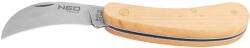 NEO TOOLS Összecsukható hajlított pengés kés fa nyéllel (63-016) - neo24