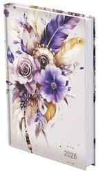 TopTimer Határidőnapló TOPTIMER Joy J021 A/5 napi fehér lapos Tollak UV 2026 (T021J-216) - papir-bolt