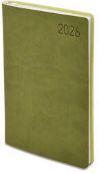 TopTimer Határidőnapló TOPTIMER Madeira M012 B/6 heti fehér lapos zöld-zöld 2026 (T012M-066) - papir-bolt