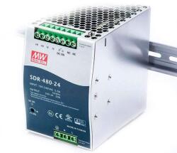 MEAN WELL SDR-480-24 480W/24V/0-20A tápegység (SDR-480-24)