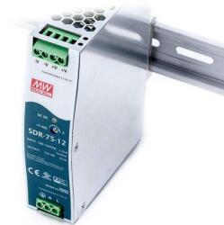 MEAN WELL SDR-75-12 75W/12V/0-6, 3A tápegység (SDR-75-12)