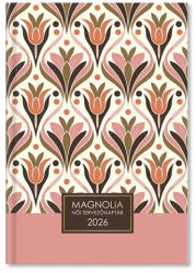 PD Calendar Határidőnapló Period Magnólia B/6 napi női tervező Retro 2026