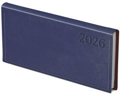 TOPTIMER Zsebnaptár TOPTIMER Traditional T030 fekvő fehér lapos kék 2026 (T030T-004) - papir-bolt