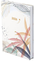 TopTimer Határidőnapló TOPTIMER Joy J022 B/6 napi fehér lapos Modern metál 2026 (23_0327413)