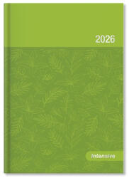 PD Calendar Határidőnapló Period Intensive A/5 napi zöld lakk papír 2026