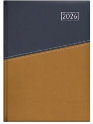 TopTimer Naptár, tervező, B5, heti, TOPTIMER Duplex , kék-mustár (26C011D-049)