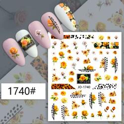  Körömmatrica - JO-1740 virág